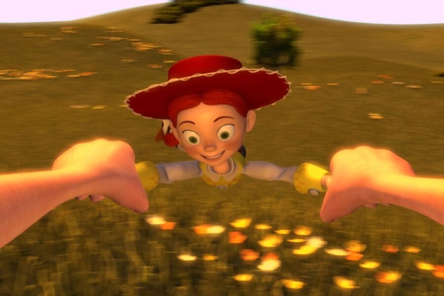 Cena do clipe oficial de I Knew It, I Knew You, de Taylor Swift para Toy Story 5